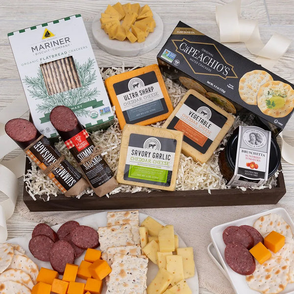 GOURMET MEAT & CHEESE SAMPLER - DELUXE