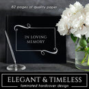 Funeral Guestbook with Pen