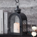 Memorial Lantern with Automatic Timer LED Candle and Love Pattern Sympathy Gift